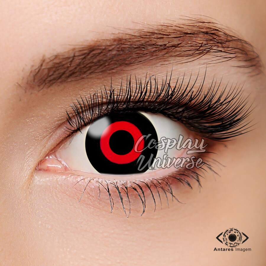 Antares Imagem Foto e Otica Cosmetic Contact Lenses - 紅色負片 - 查看 1