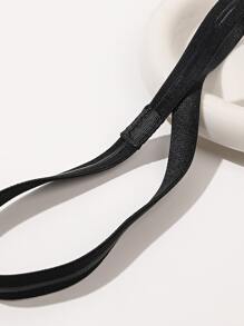 1 st. Sport- en yogahoofdband, zweetafvoerend siliconen antislip smal haarbandje, hoge elasticiteit, casual, sportschool tulband hoofdband, zweetbandje