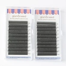 0.07MM Siêu Mềm Hình chữ -Y YY Mở rộng lông mi , , Đối với Chuyên nghiệp Nối mi Tiệm làm tóc - màu đen - Xem 5