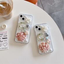 Creative Trắng Vỏ sò Thiết kế Ốp lưng & bao da điện thoại , Tương thích với iPhone , Chống sốc - Trong sáng - Xem 5