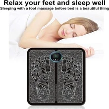 Masajeador Pies Eléctrico Muscular Planta de Pie Portatil Y Recargable - Unitalla - Ver 8