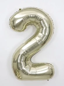 40英寸香槟金色装饰数字气球，适用于生日、婚礼、周年纪念和节日装饰、圣诞节 - 香檳色 - 查看 3