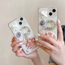 Creative Trắng Vỏ sò Thiết kế Ốp lưng & bao da điện thoại , Tương thích với iPhone , Chống sốc - Trong sáng - Xem 1