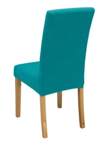 4Pcs Dining Chair Slipcovers Stretch Chair Covers Chair Seat Covers Removable Washable Chair Protectors For Dining Room - Màu xanh ngọc - Xem 5