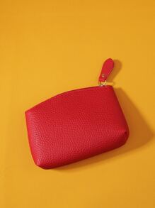 Fashion Women Pu Wallet Lightweight Pattern Cash ID Card Credit CardPortable Pocket Small Pocket Wallet Short Wallet Malist Fashion Modern Business For Anniversary For Christmas On Valentine Day For Birthday Gift For Gift For Couple For Girls For Lady For Female Bag School Supplies For School Dorm Room & Back To School Pouch For Women Wallet Mini Wallet Purse Wallet Coin Wallet - Red - View 4