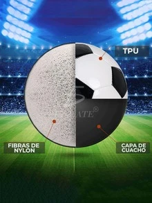 Balón de Fútbol Tradicional #5 – Disfruta del Deporte con Estilo - Blanco y Negro - Ver 4