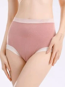 Calzón De Algodón Ajustable para Mujer - Rosa - Ver 6