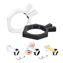 2 件熱昇華空白,適合 Diy 定制 - 捏緊完美的玻璃杯夾,實現安全熱昇華轉印 - 20 盎司熱昇華玻璃杯,帶玻璃杯夾緊工具 - 熱昇華馬克杯的理想選擇 - 黑與白 - 查看 2