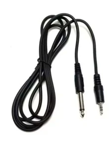Cabo P10 x P2 Estéreo - Preto - Visão 3