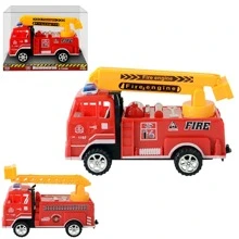 Caminhão Bombeiro a Fricção Trucks Articulado - Vermelho - Visão 1