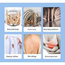 5 Packs Washing Machine Cleaner Descaler  - Deep Cleaning Tablets For HE Front Loader & Top Load Washer, Septic Safe -Friendly Deodorizer, Clean Inside Drum And Laundry Tub Seal - Royal Blue - View 2