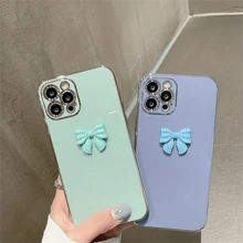 Apple 优质电镀弧形手机壳适用于 iPhone 16/14/14 Plus/14 Pro/14 Pro Max、iPhone 13/13 Pro/13 Pro Max、iPhone 12/12 Pro/12 Pro Max、iPhone 11/11 Pro/11 Pro Max、iPhone 15 Pro Max/XR - 直边 - 白色 - 查看 3