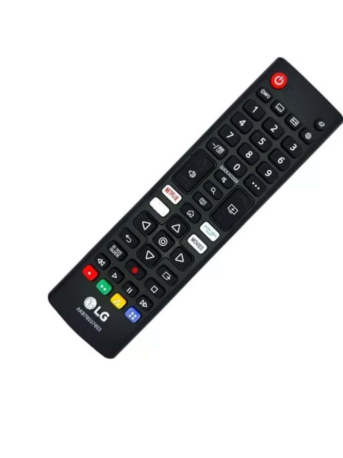 Original  Smart TV Remote Control With , 2021 - Black - View 1