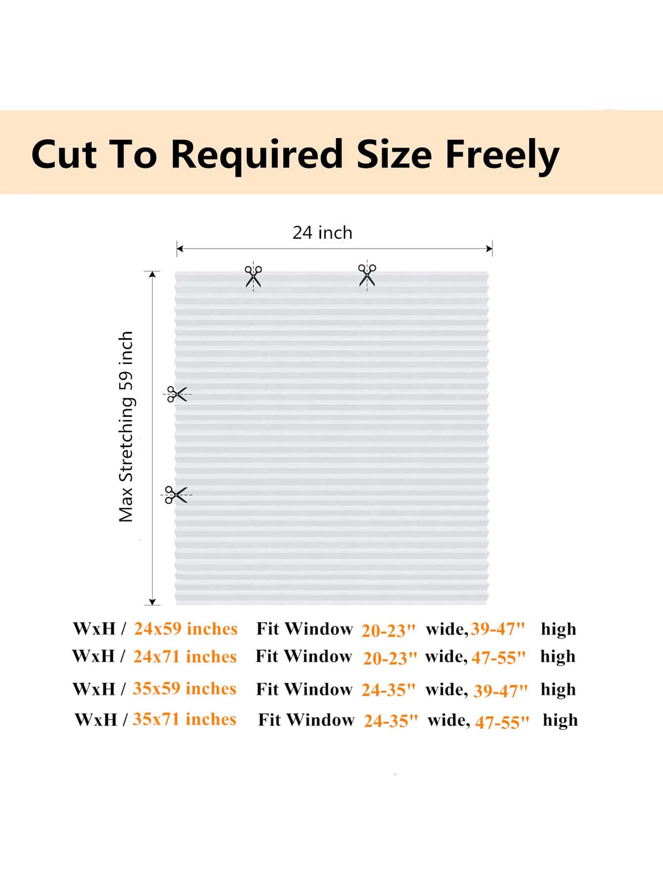 2pcs/set Cordless Blackout Pleated Paper Fabric Shade, Temporary Blinds