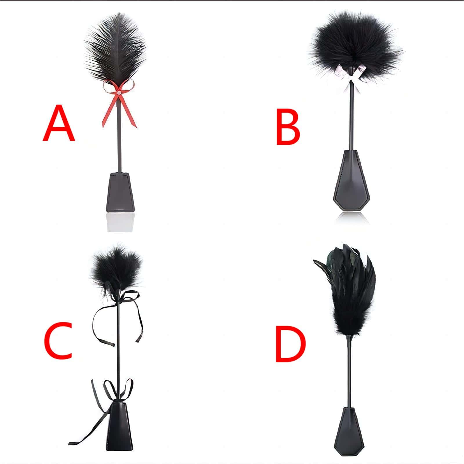 Fouet à plumes BDSM, jouet érotique fétiche pour couple, amante, simulation sexuelle, jeu pour