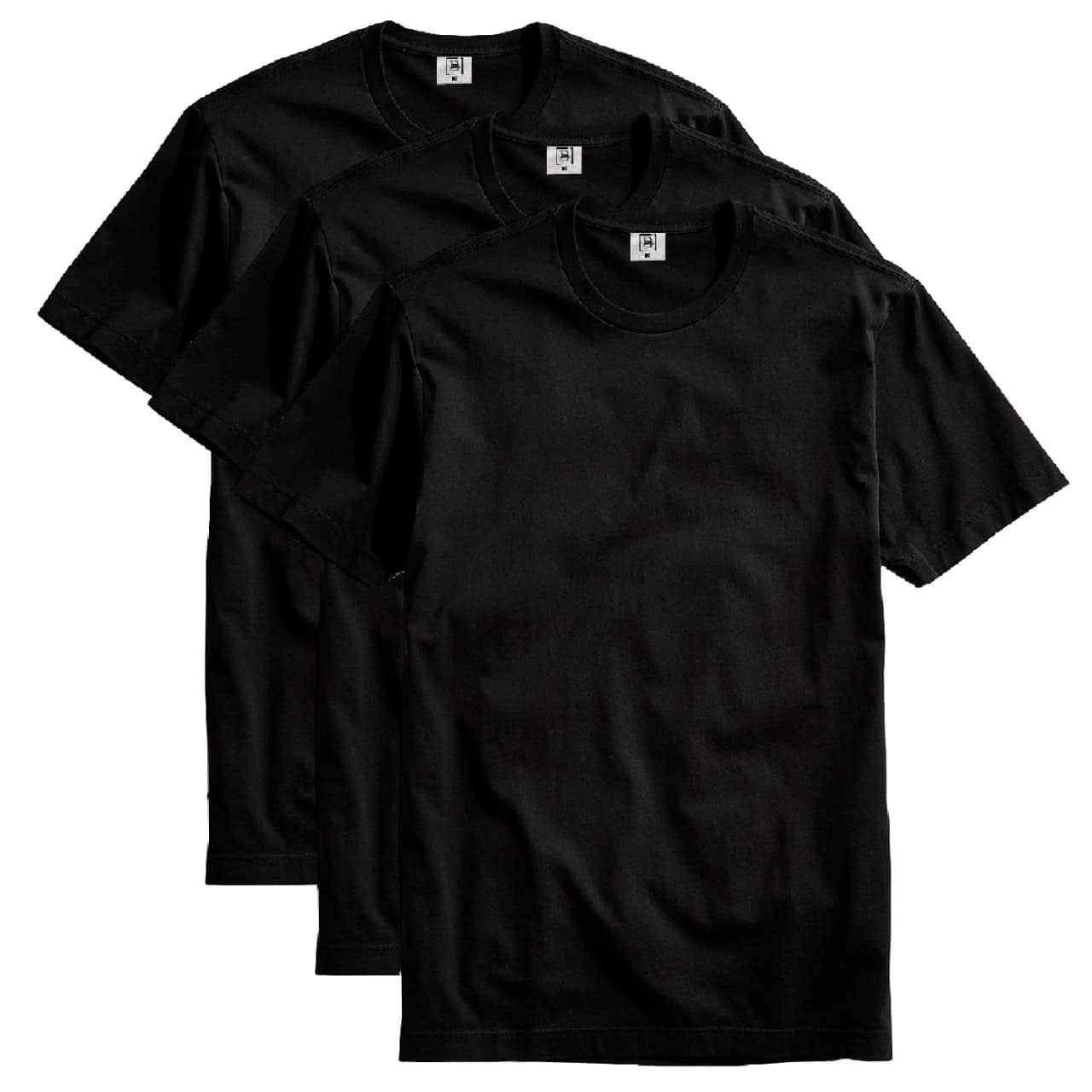 Men T-Shirts - 黑色 - 查看 1