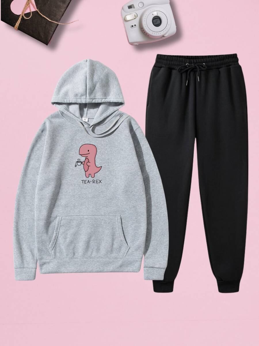 Women Two-piece Outfits - Xám - Xem 1