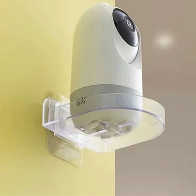 1入組牢固相機安裝支架帶免膠安裝-完美適用於家用的監控和安全