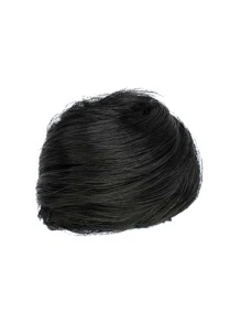 1 件哑光合成纤维甜甜圈发夹，适合日常佩戴