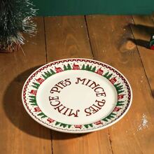 1pc Christmas Ceramic Tableware Plate Or Bowl - Multicolor - View 2
