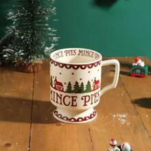 1pc Christmas Ceramic Tableware Plate Or Bowl - Multicolor - View 3