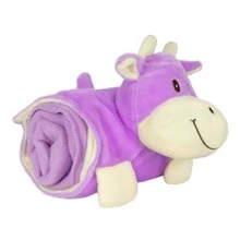 Sábana Frazada Cobija para Bebés Con Animalito De Peluche Sabana 4 Piezas Recién Nacido Frazada de Fieltro - Unitalla - Ver 4