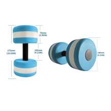2 pièces/Paquet Haltère en mousse EVA, Aquagym, Haltère en mousse, Équipement d'aquagym pour piscine, Haltères d'exercice pour adultes en piscine, Haltère résistant à l'eau pour la natation, Équipement double usage pour la natation et le yoga, Accessoires de plage, Accessoires de piscine, Flotteur de piscine