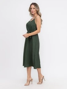 Women Dresses - 軍綠色 - 查看 3