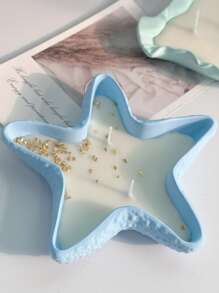 五角星果盘收纳盒硅胶模具DIY环氧树脂花盘工艺用品餐桌家居装饰模具 - 白色 - 查看 3