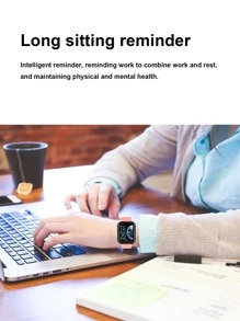 時尚黑色表殼,粉色塑料錶帶智慧手錶 - 粉色 - 查看 3