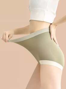 Calzón De Algodón Ajustable para Mujer - Verde - Ver 4