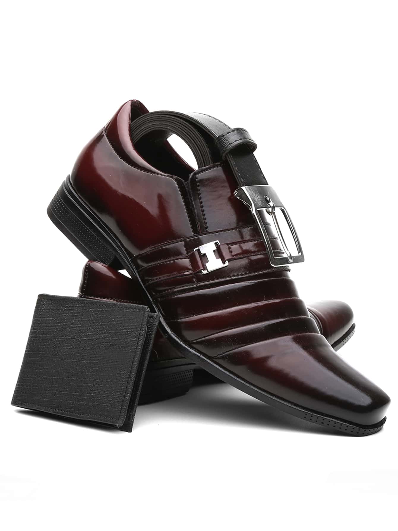 Dress Shoes - Màu Đỏ Sâu - Xem 1
