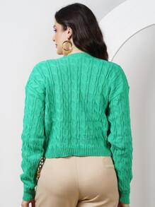 Women Sweaters - màu xanh lá - Xem 10