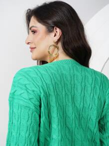 Women Sweaters - màu xanh lá - Xem 11