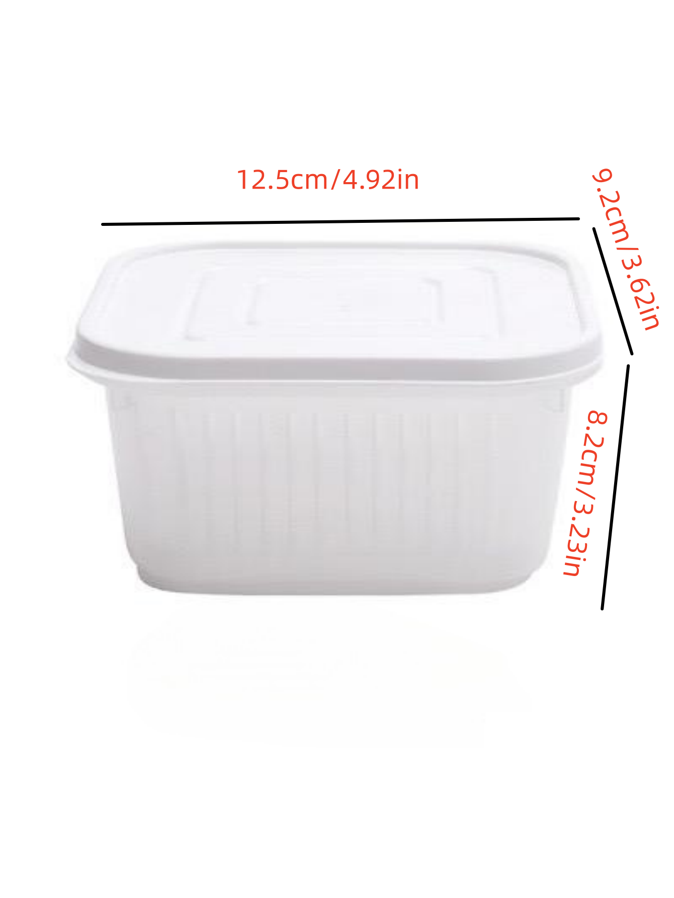4pcs Conteneur De Rangement Alimentaire Avec Couvercle Boîte