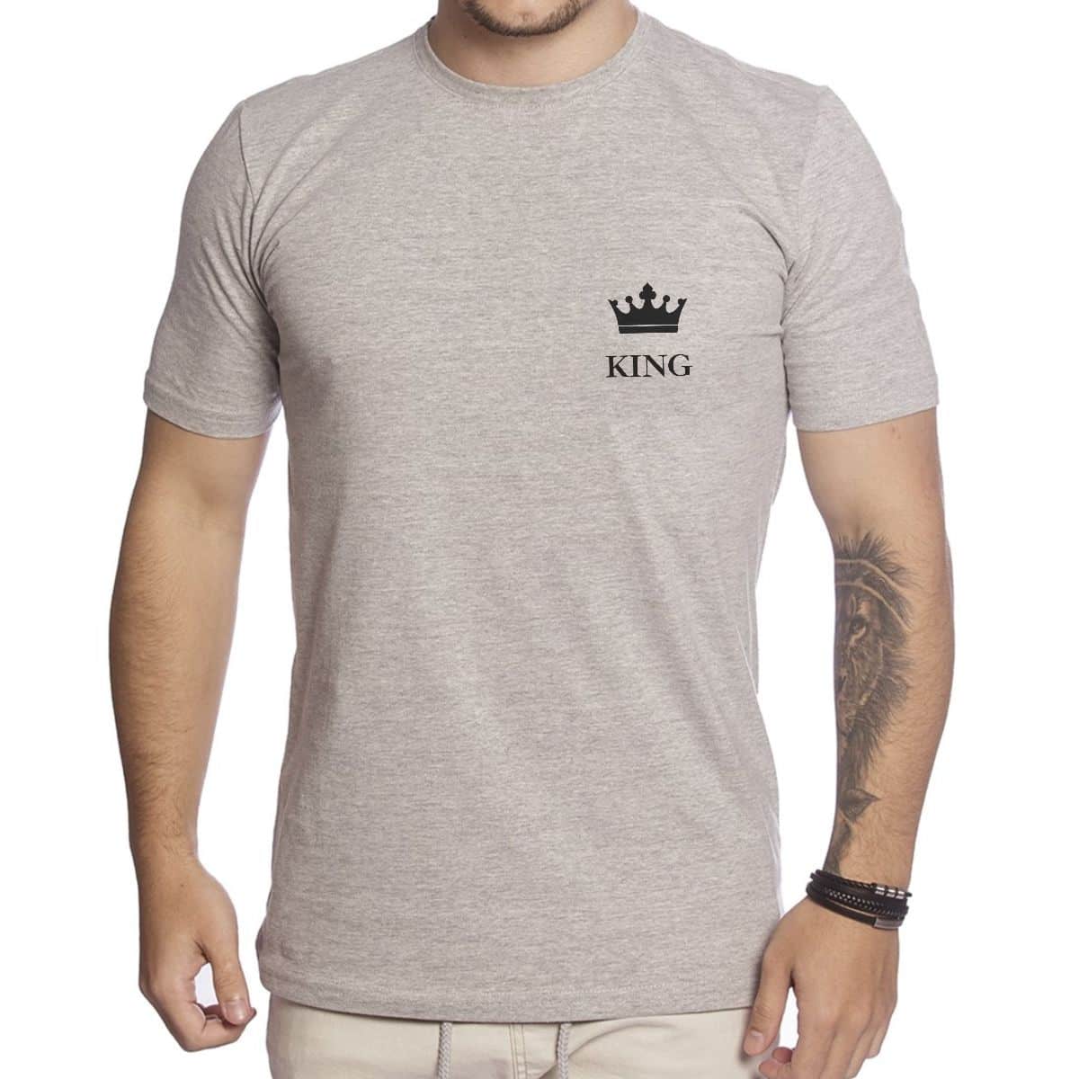 Men T-Shirts - 灰色 - 查看 1