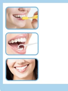 1 Box Of 50pcs Super Fine & Smooth Dental Floss Picks, Independent. Packaged In Box With Dental Floss & Toothpicks - White - View 2