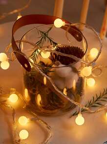 小圓球形led燈,非常適合夜市攤位、宿舍房間營造氛圍、臥室和露營裝飾