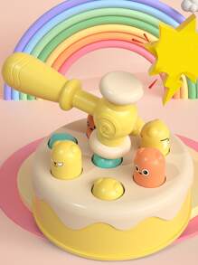 1 套男女通用蛋糕形状智力锻炼专注力亲子互动 WV 打地鼠玩具，适合日常使用学校、学生、文具、学校用品 - 彩色 - 查看 7