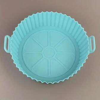 空气炸锅烤盘专用烧烤盘可重复使用碗烘焙防粘垫加厚硅胶烤盘- Bluehome 厨房电器配件小工具工具圣诞节厨房用品烹饪圣诞节