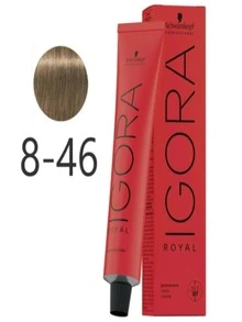 SCHWARZKOPF PROFESSIONAL TINTE 8-46 IGORA ROYAL - Rojo - Ver 2
