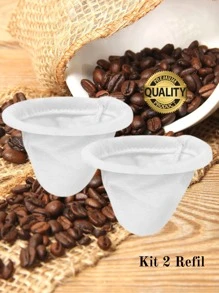 咖啡过滤器 - 白色 - 查看 1