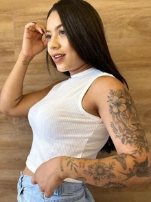 Women Tank Tops & Camis - Nhiều màu - Xem 4