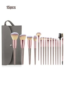 一套专业化妆刷套装，包含粉底刷、睫毛刷、眉刷、眼影刷等，是化妆工具的理想之选。套装包含粉底刷、眼影刷等多种化妆工具，是打造精致妆容的完美之选。套装包含化妆刷、化妆套装、化妆礼盒等多种选择。 - 棕色 - 查看 8