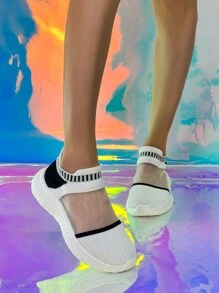 Women's Ice Silk Breathable Shoes, Men's Low-heels Lightweight Knitted Sport Casual Shoes, Fashionable And Versatile Ice Silk Running Shoes
