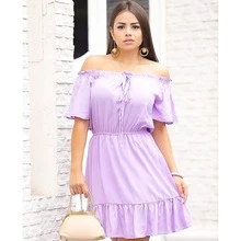 Women Dresses - 玫瑰紅 - 查看 2