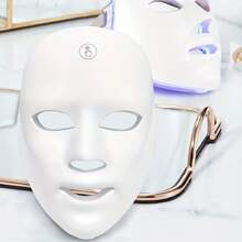 Aedwdpe Led Light Therapy Facial Mask, Home Beauty Instrument For Skin Care - 白色 - 查看 7