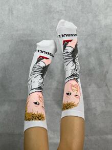 Calcetines Unisex con estampado divertido 3 pares - Multicolor - Ver 2