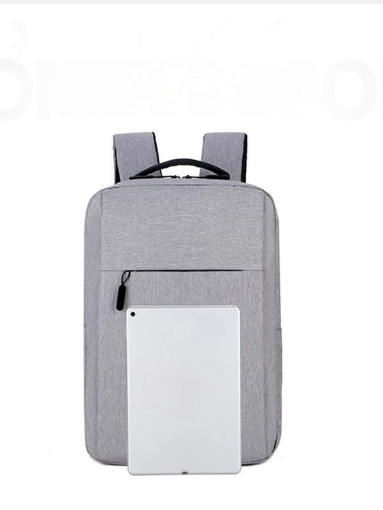 Men's Casual Double Backpack With Large Capacity For Laptop And Travel