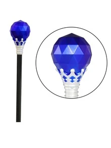 King Scepter Cosplay Prop For Halloween, Plastic Wand For Children's Princess And Prince Photo Taking - Blue - View 5